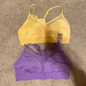 VS pink lightly lined bras (2)